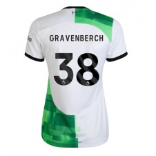 Liverpool Ryan Gravenberch #38 Bortedrakt Kvinner 2023-24 Kortermet